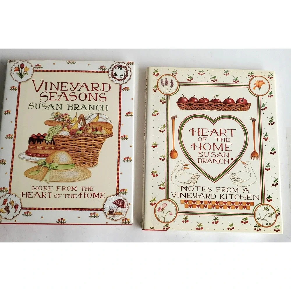 Susan Branch Heart of the Home Vineyard Seasons Notes from Vineyard Kitchen lot